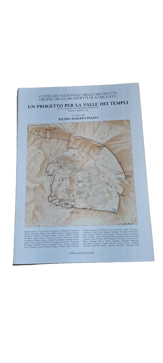 Libro Progetto Valle Dei Templi