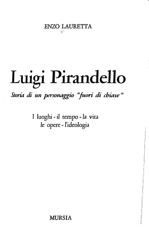 Luigi Pirandello - Enzo Lauretta