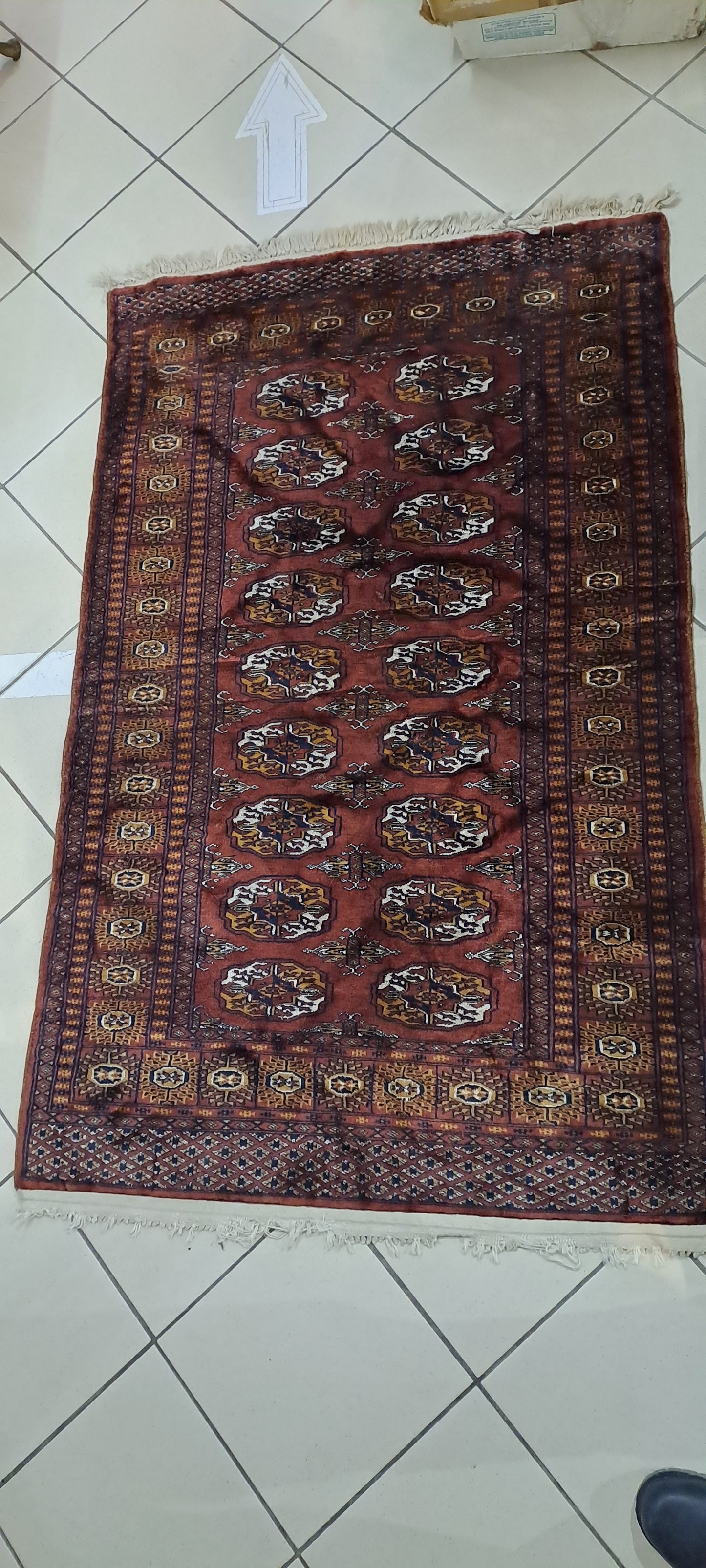 Tappeto Bordeaux Figure Geometriche R 150x96