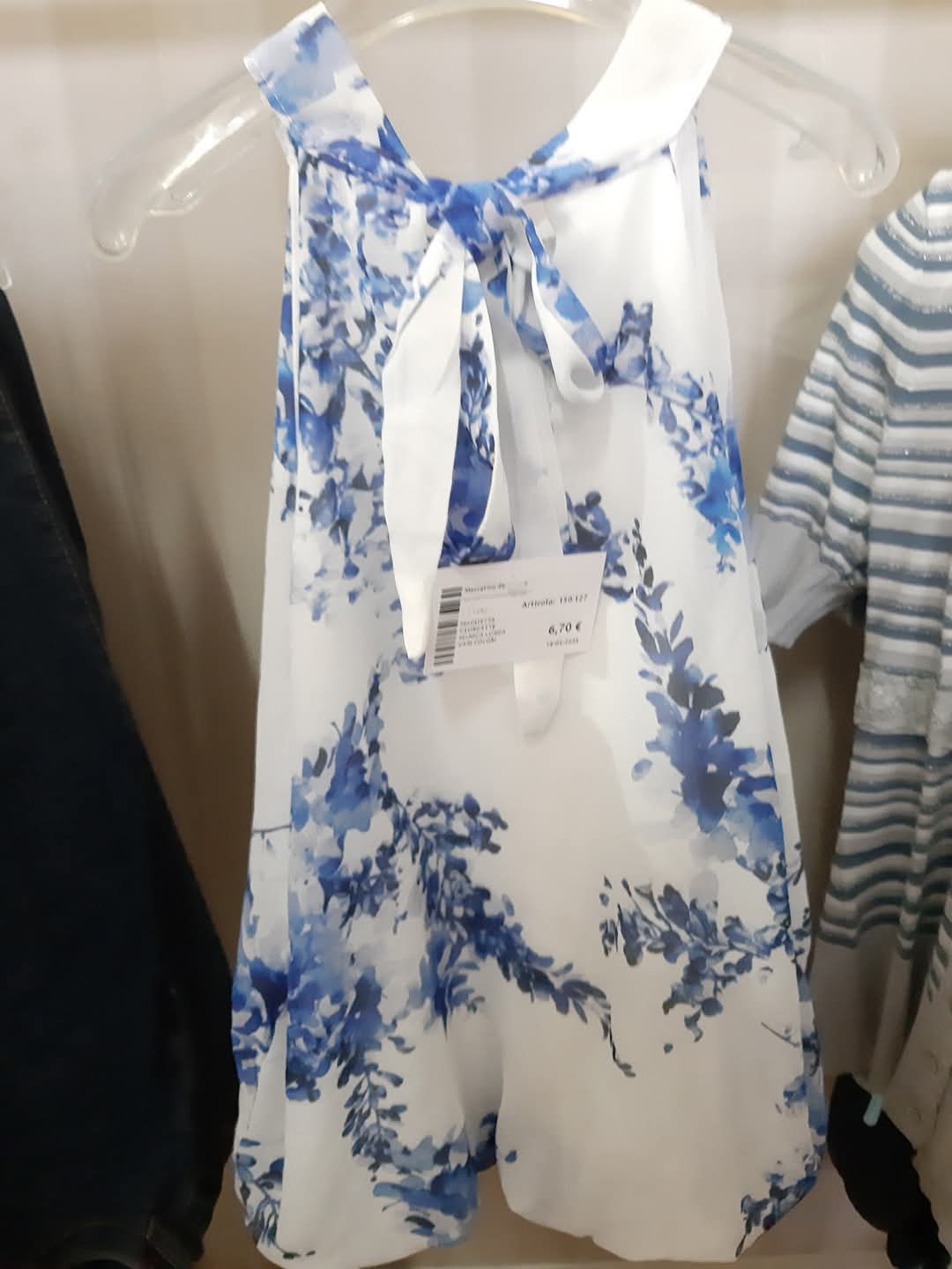 Maglietta Georgette Manica Lunga Vari Colori