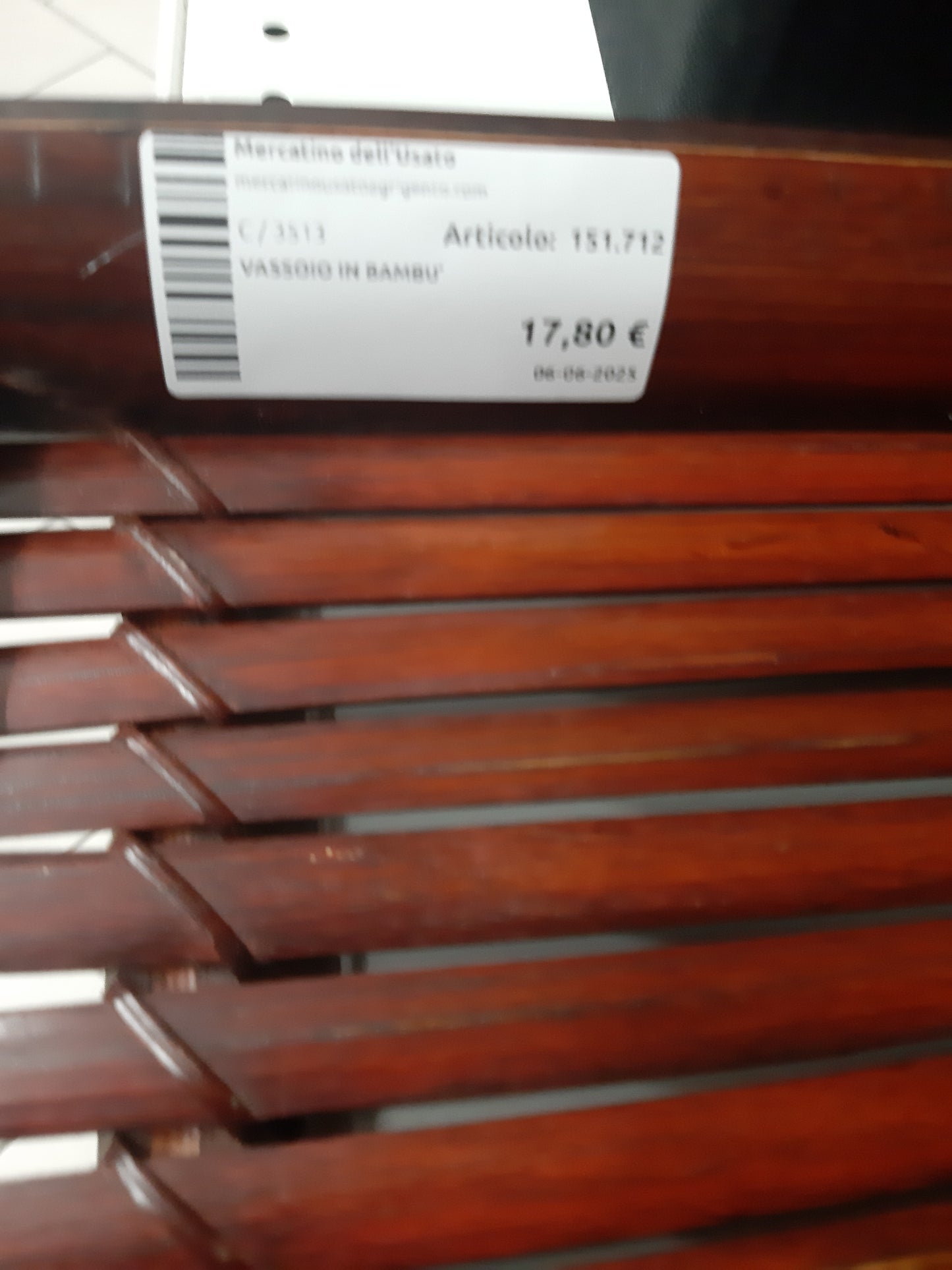 Vassoio In Bambu'