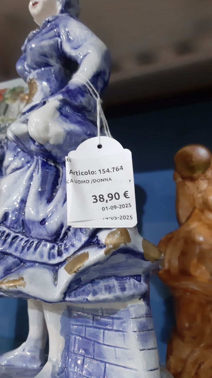Statua In Ceramica Uomo /donna