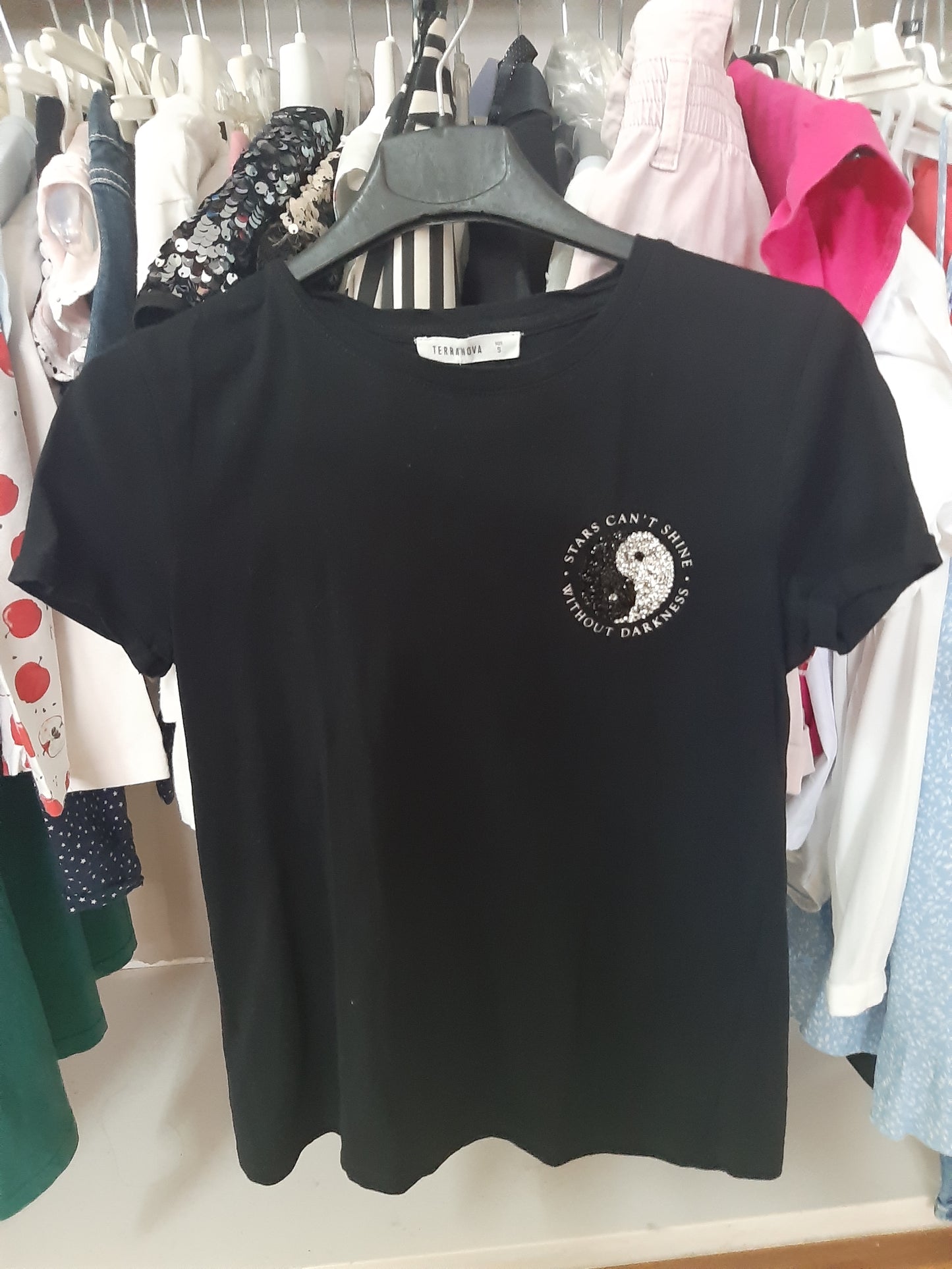 Maglietta Nera Terranova Mis S