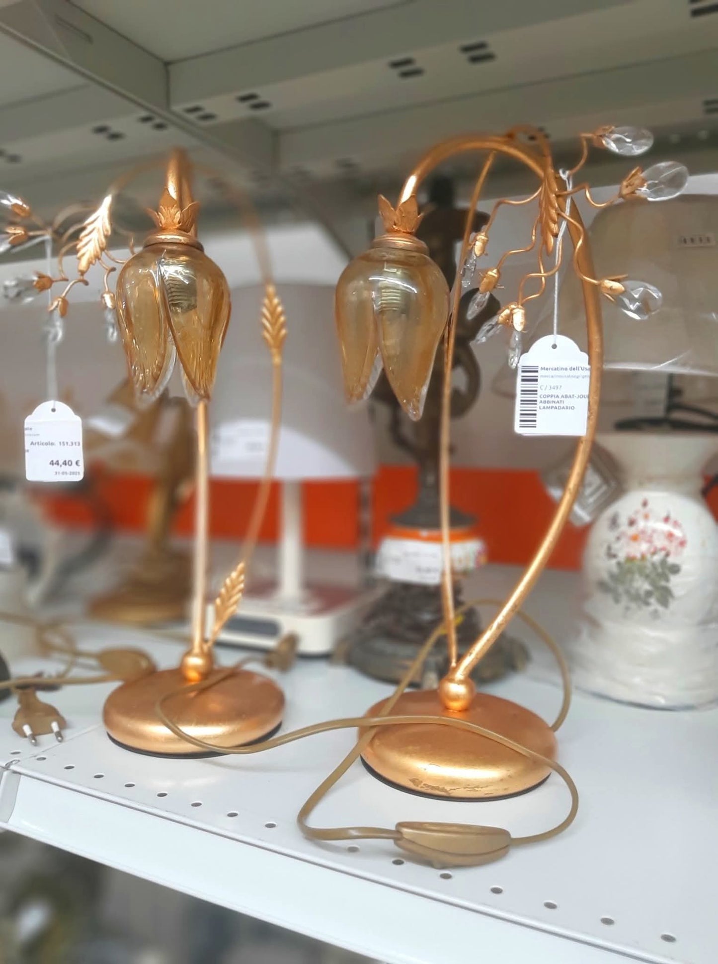 Coppia Abat-jour Abbinati Lampadario