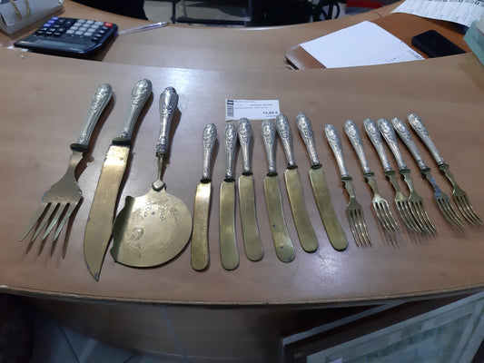 Vecchio Servizio Torta  Da 6 R