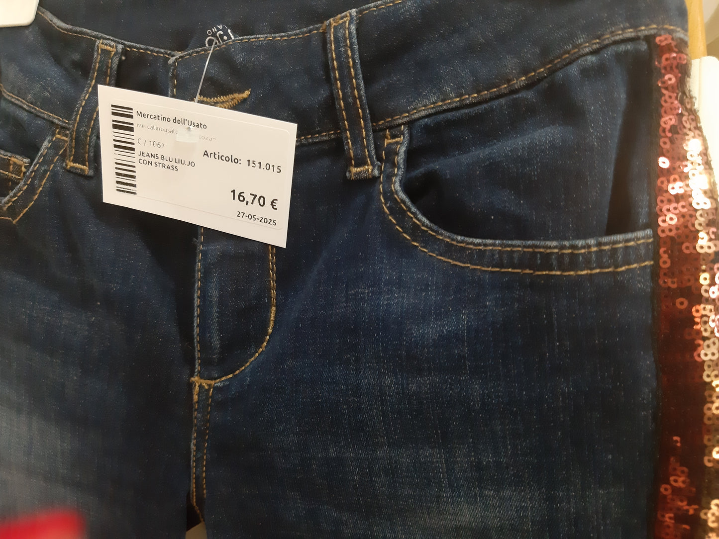 Jeans Blu Liu.jo Con Strass