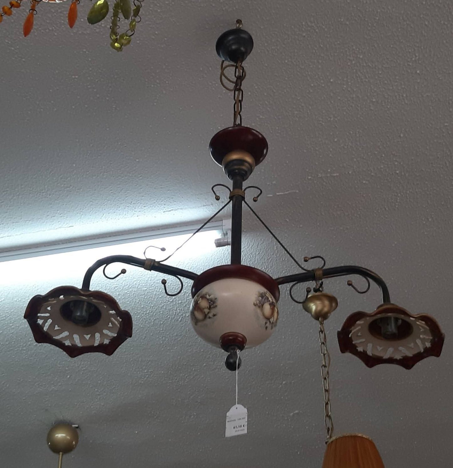 Lampadario Bilanciere 2 Coppe Via Veneto