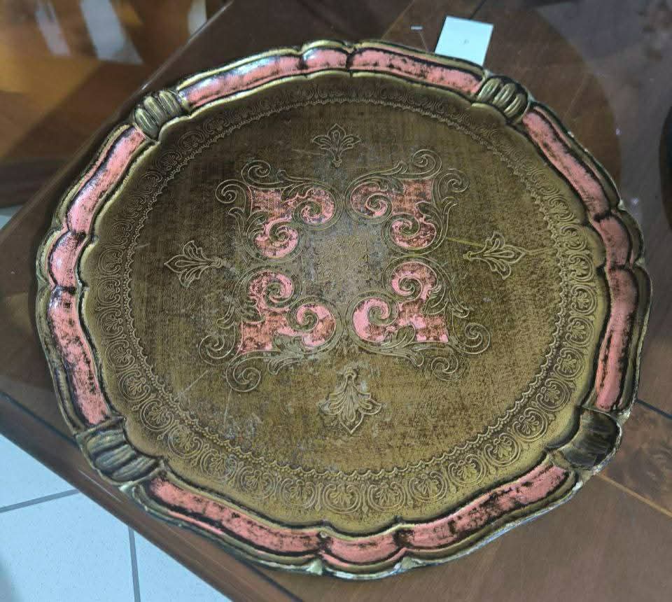 Vassoio In Legno Artigianato Fiorentino R