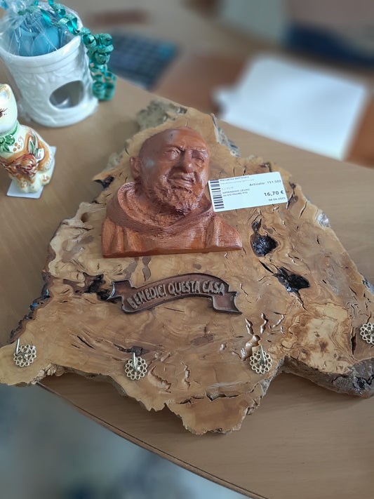 Appendino Legno Ulivo Padre Pio