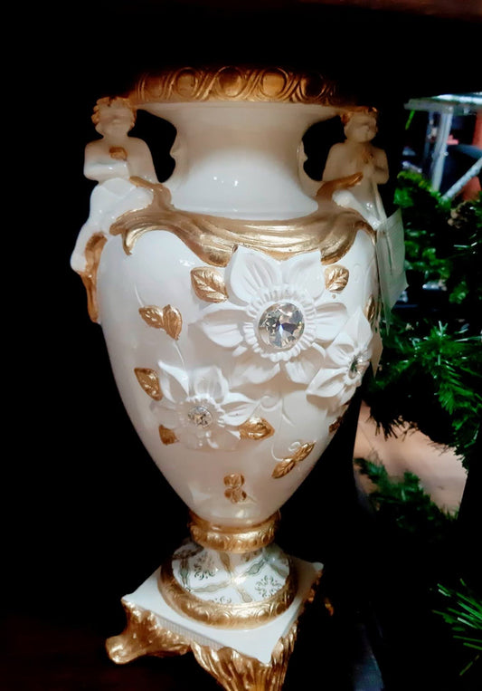 Anfora In Ceramica Via Veneto Con Strass