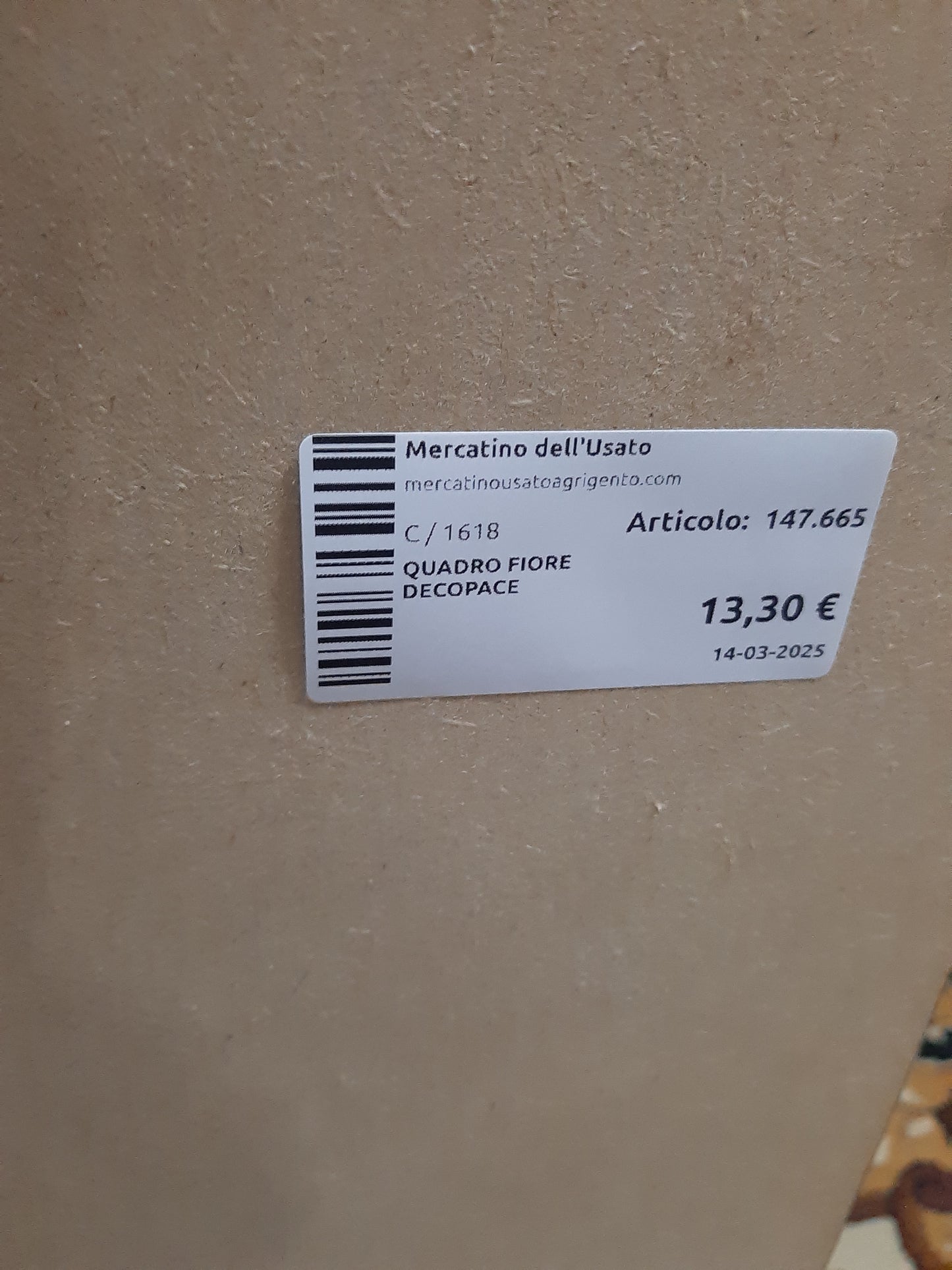 Quadro Fiore Decopace