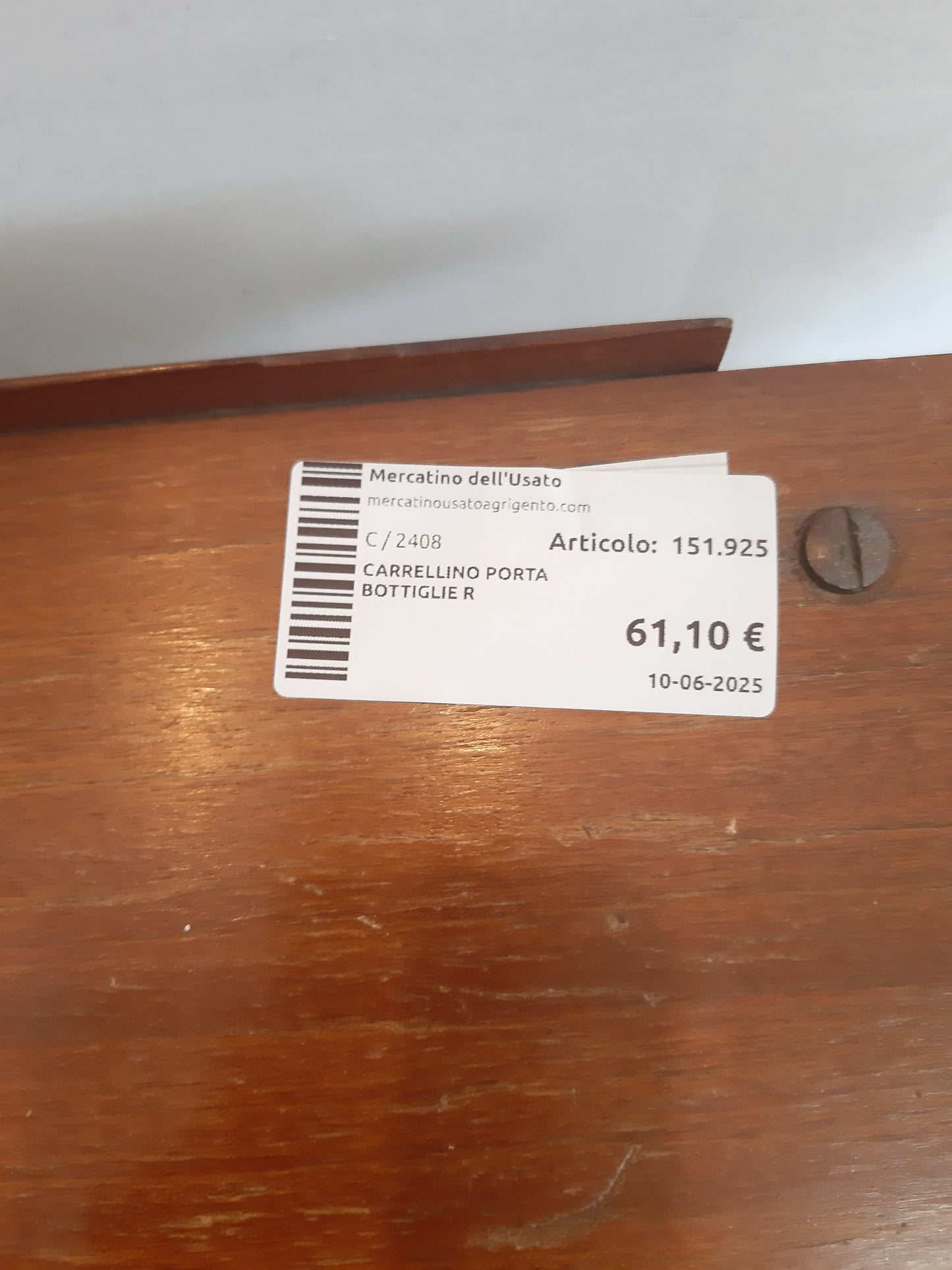Carrellino Porta Bottiglie R