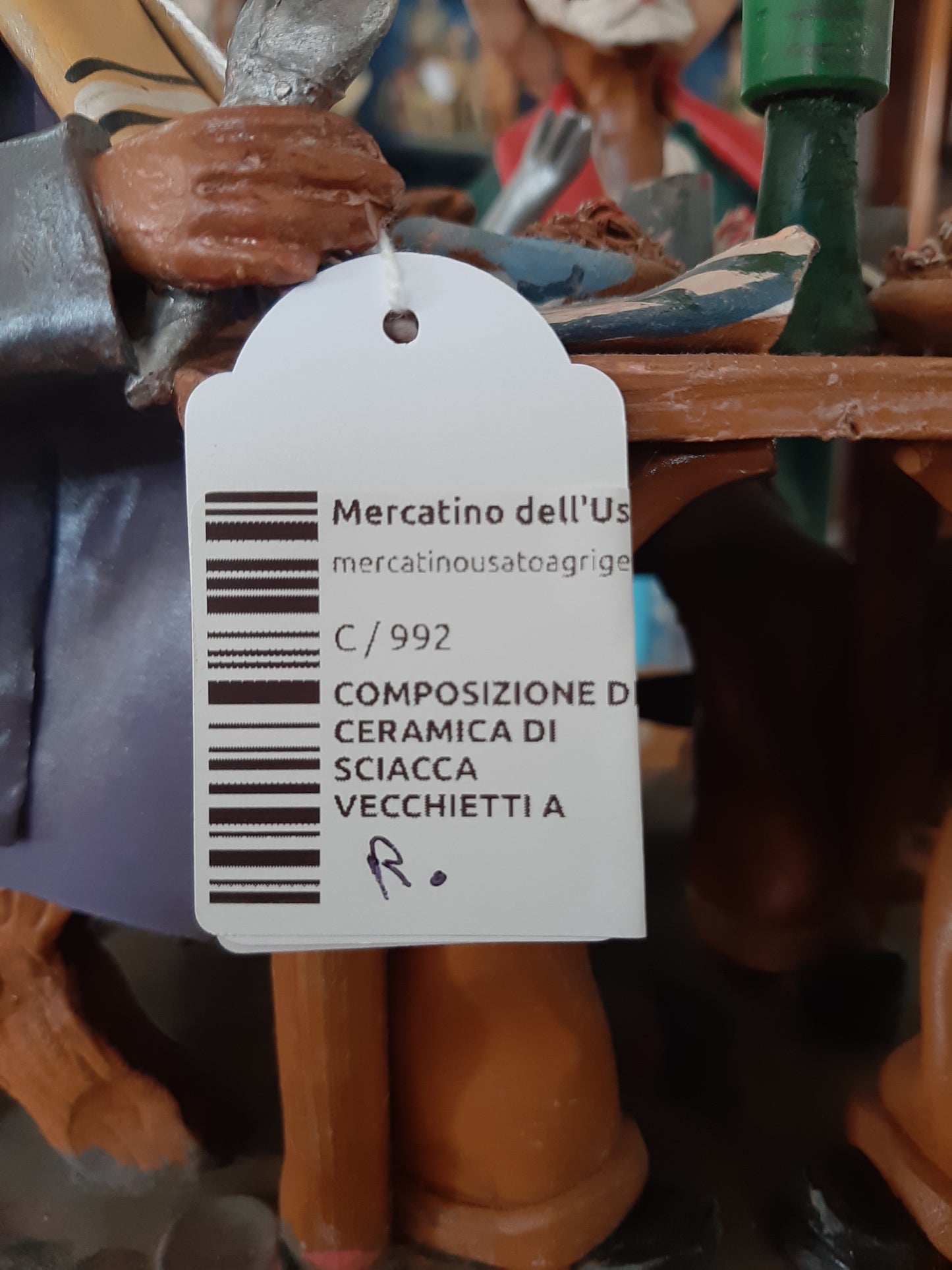 Composizione Di Ceramica Di Sciacca Vecchietti A Tavola
