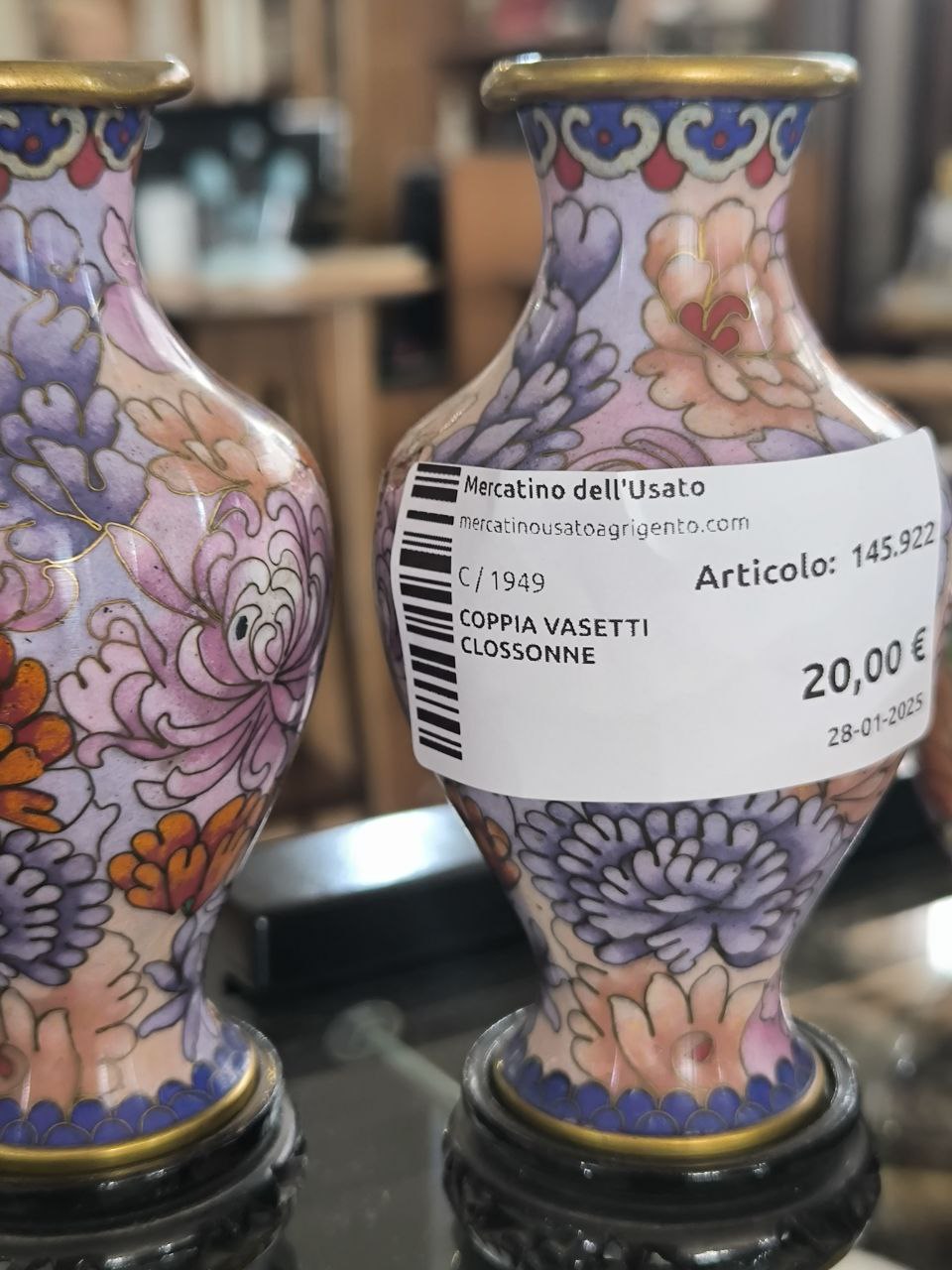 Coppia Vasetti Clossonne