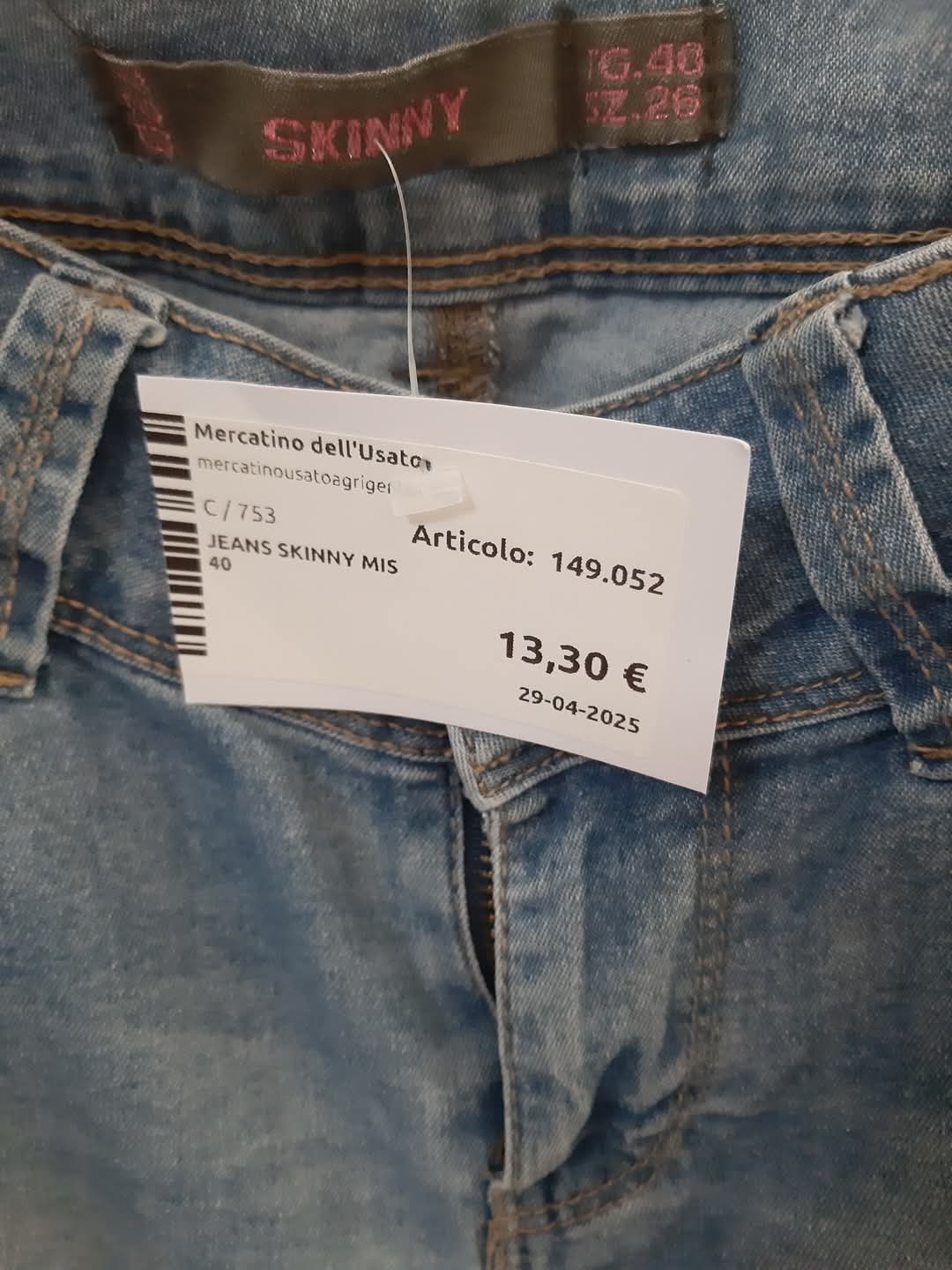 Jeans Skinny Mis 40