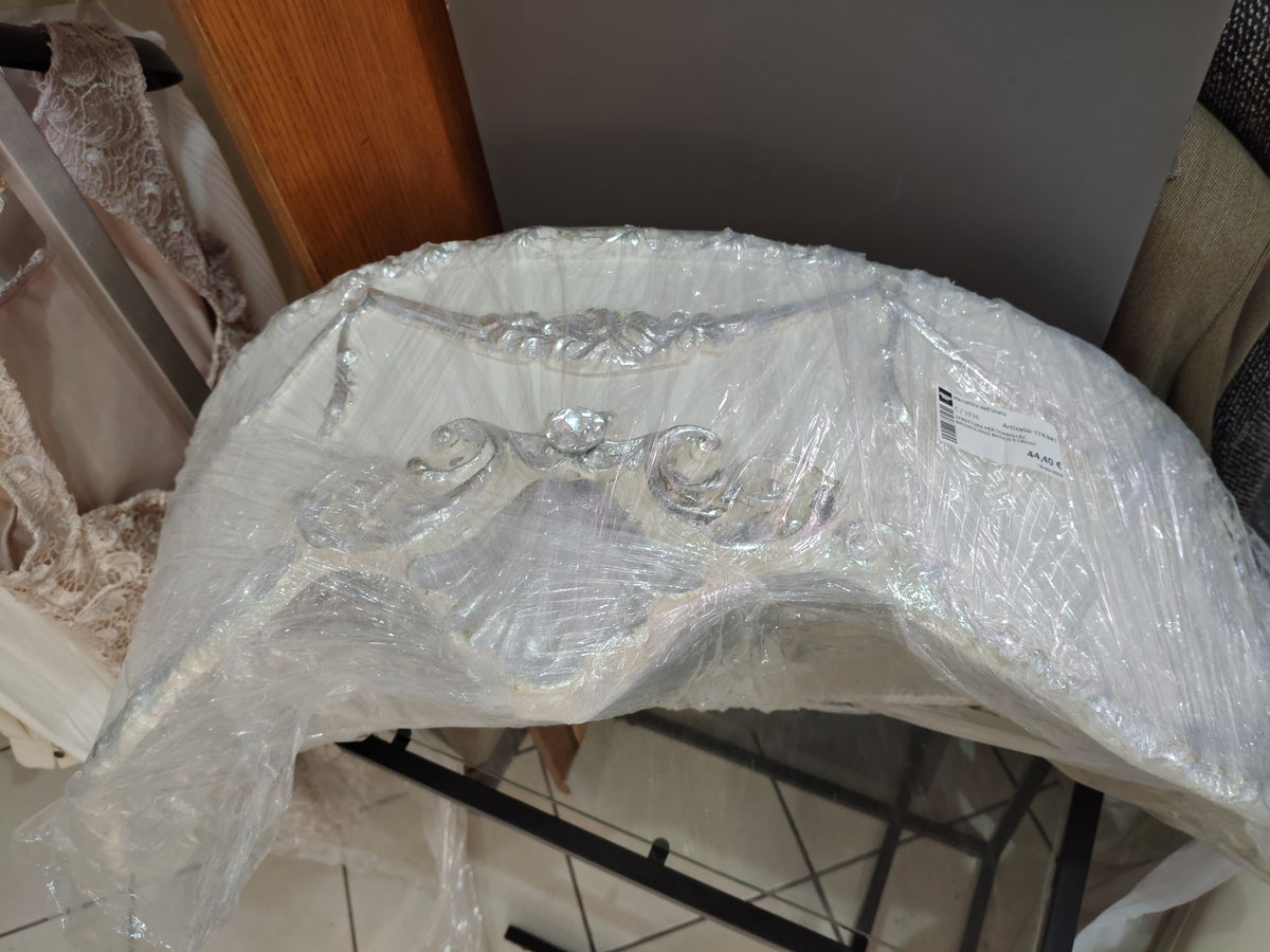 Struttura Per Consolle/baldacchino Bianco E Grigio