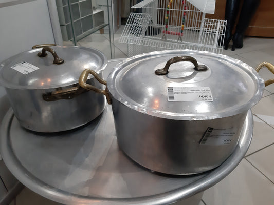 Pentolone Con Coperchio In Alluminio