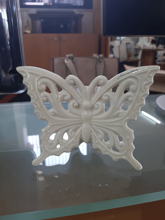 Farfalla In Ceramica Bianca Harmony