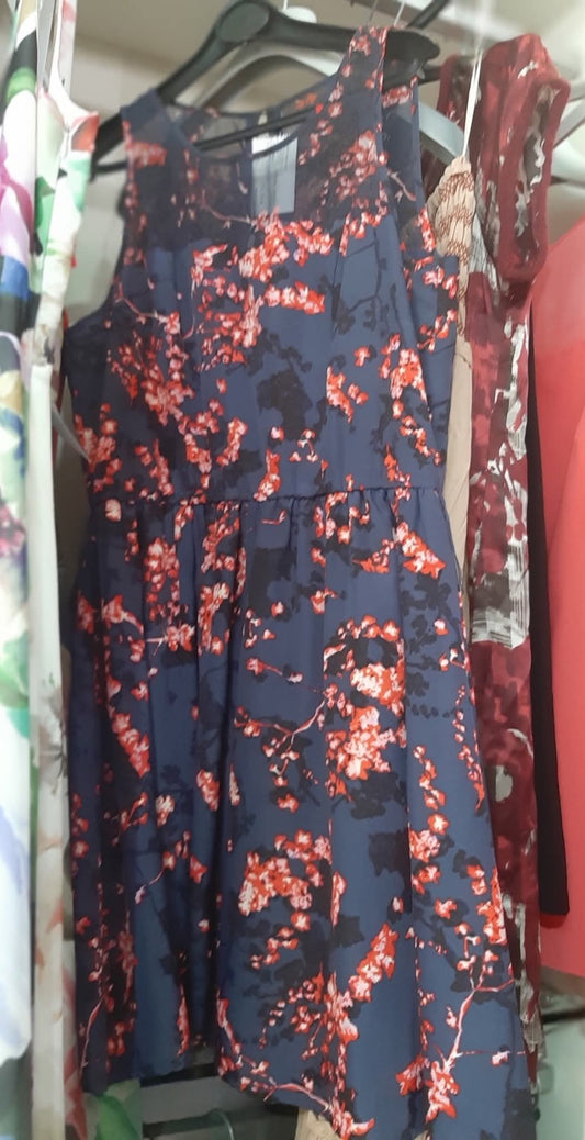 Vestito Blu E Rosso Guess Mis-46