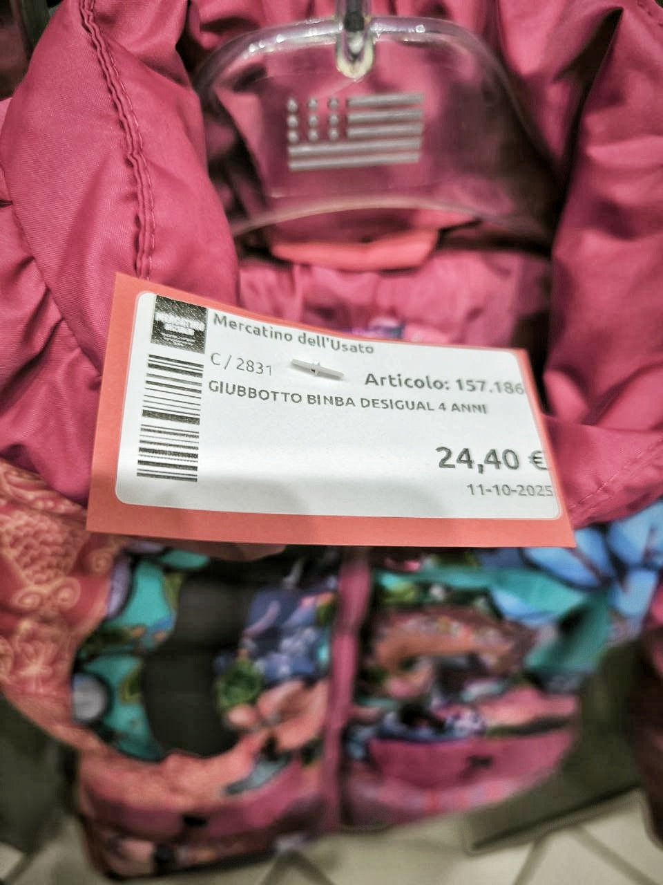 Giubbotto Binba Desigual 4 Anni