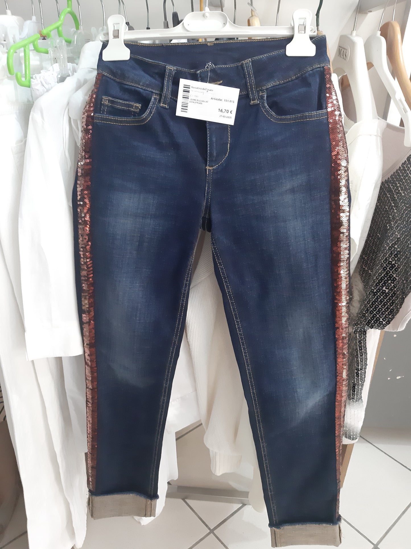 Jeans Blu Liu.jo Con Strass