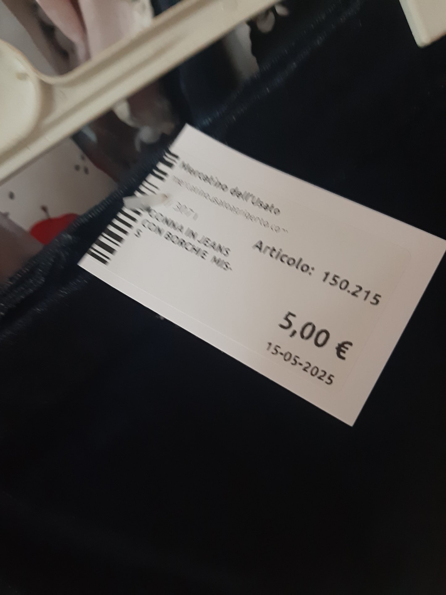Gonna In Jeans Con Borchie  Mis- S