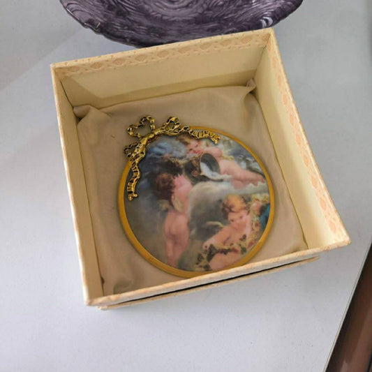 Medaglione In Ceramica Capodimonte