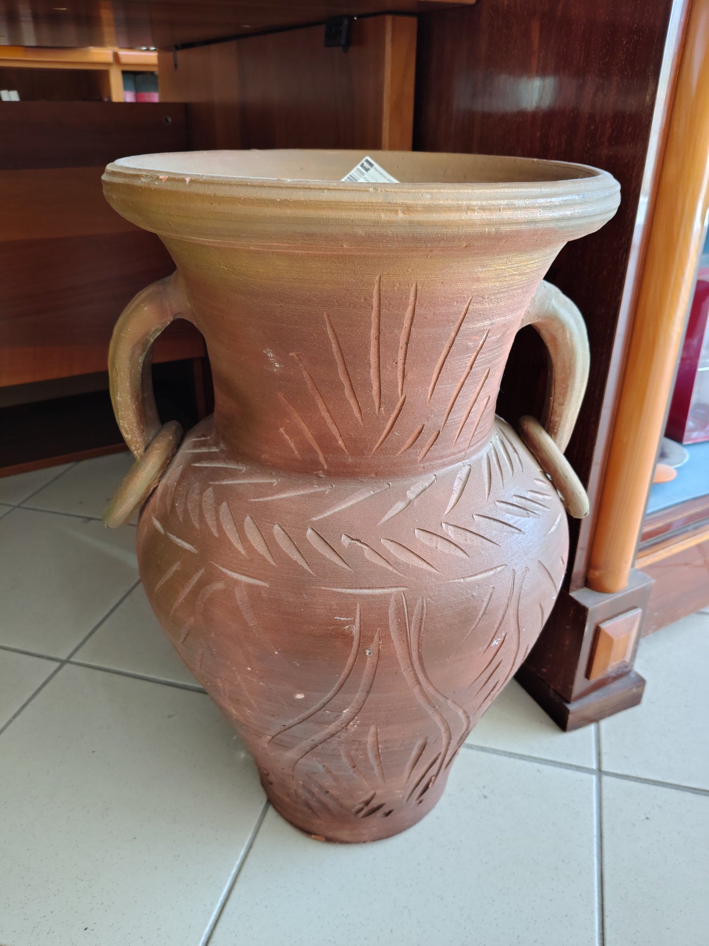 Porta Ombrelli In Terracotta