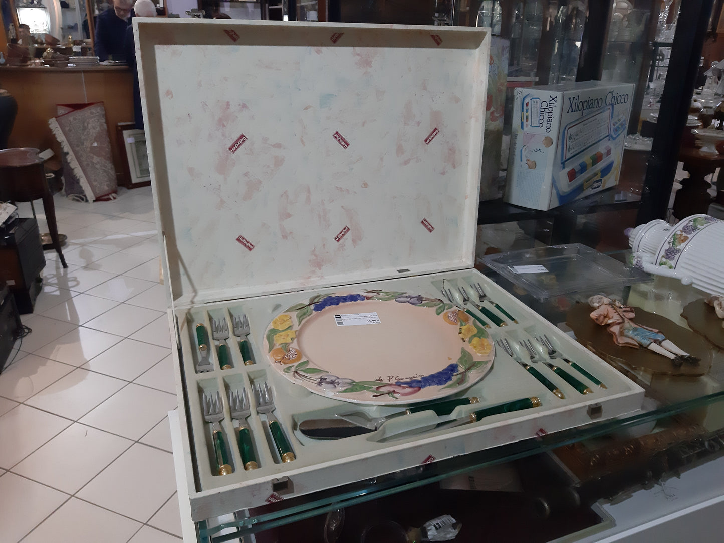 Servizio Da Torta Da 12 Con Vassoio Rotondo