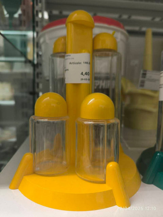 Menage Olio Aceto Sale E Pepe Giallo