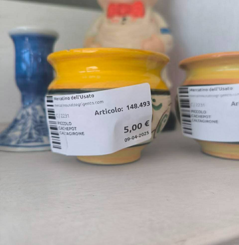 Piccolo  Cachepot Caltagirone