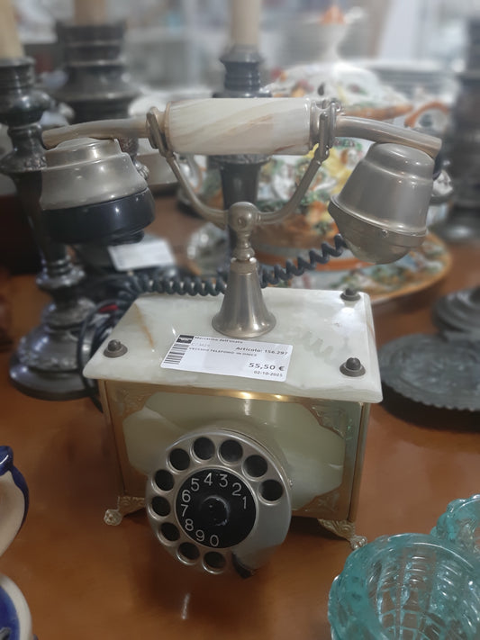 Vecchio Telefono  In Onice