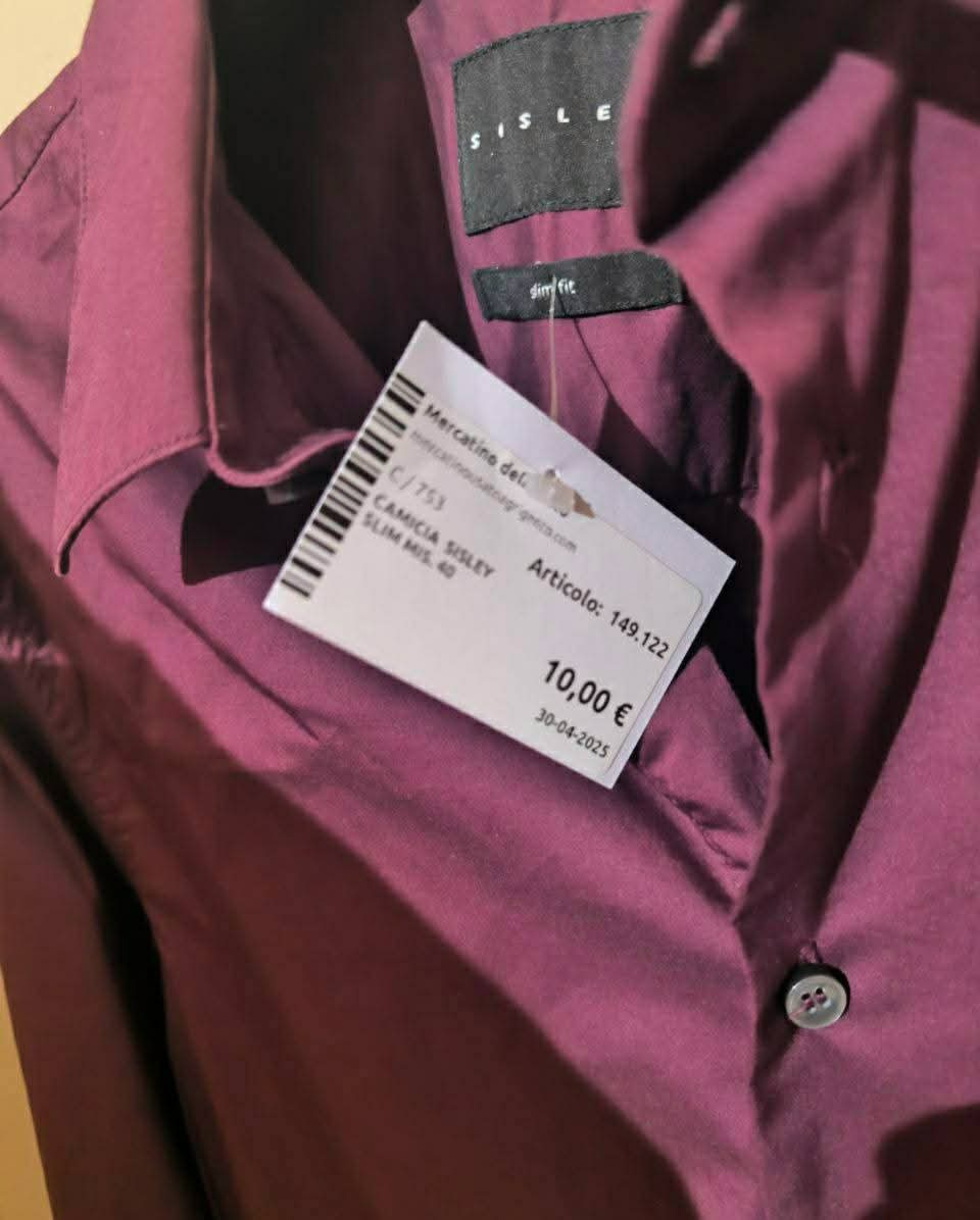 Camicia  Sisley  Slim Mis. 40