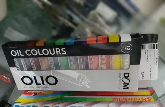 12 Colori Ad Olio Dom