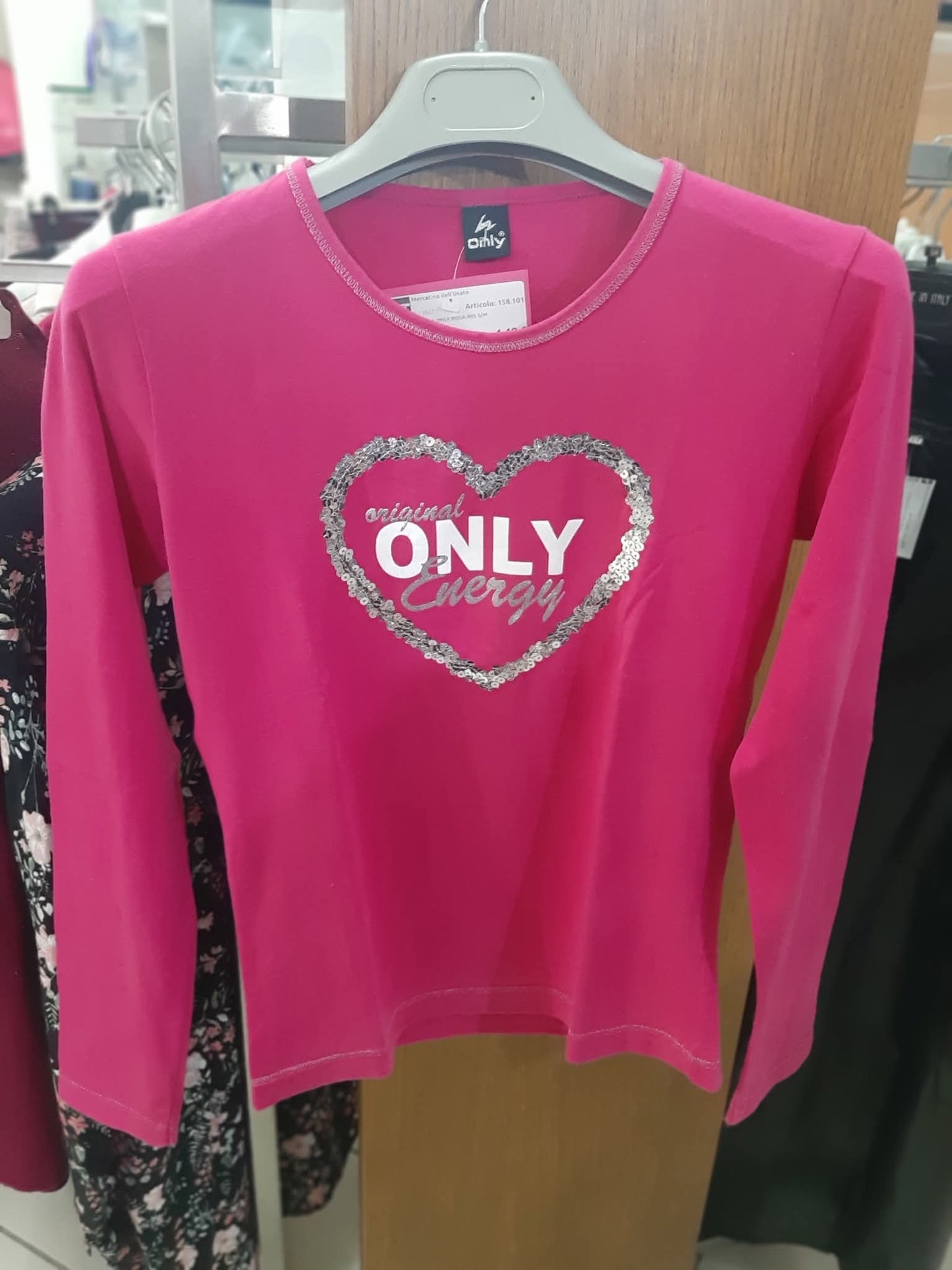 Maglia Only Rosa Mis S/m