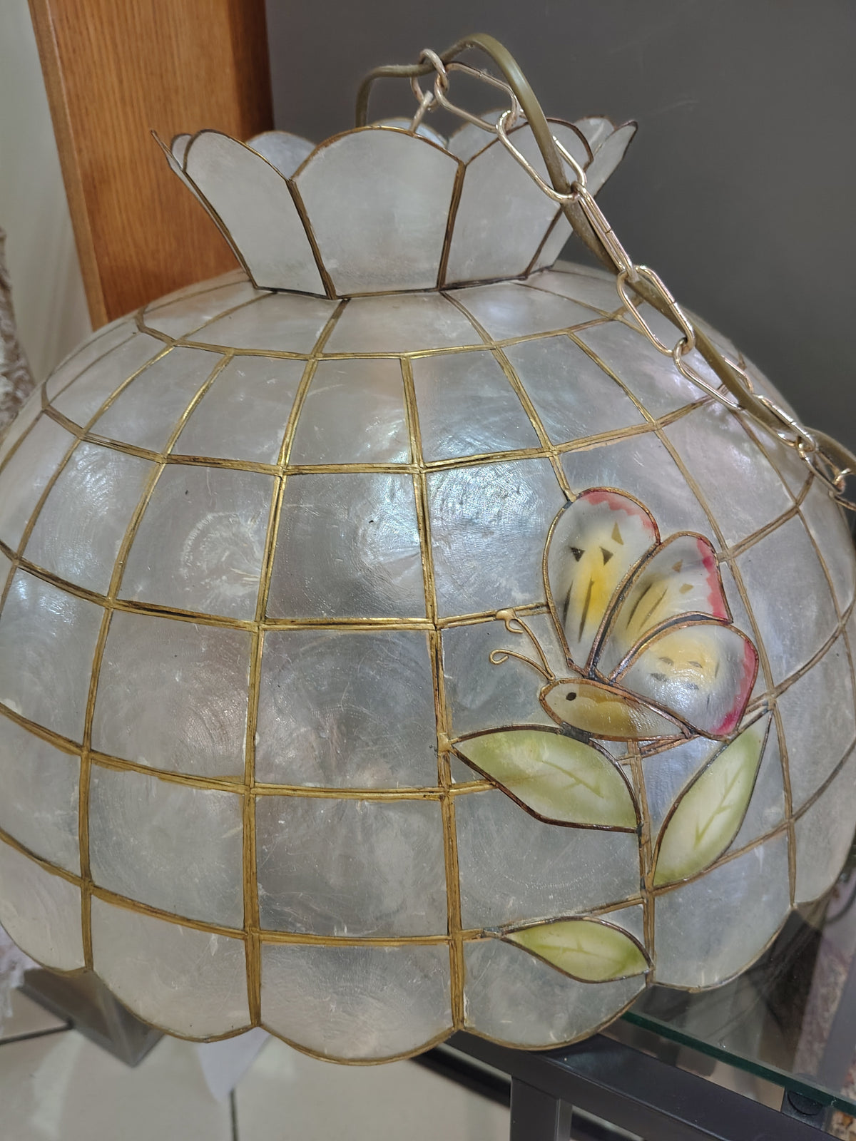Lampadario In Madreperla