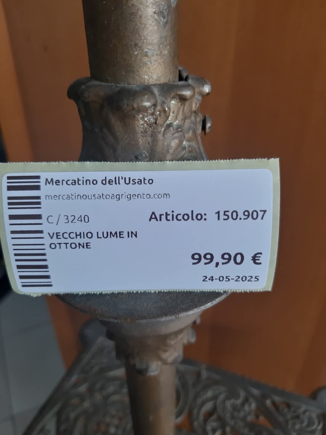 Vecchio Lume In Ottone