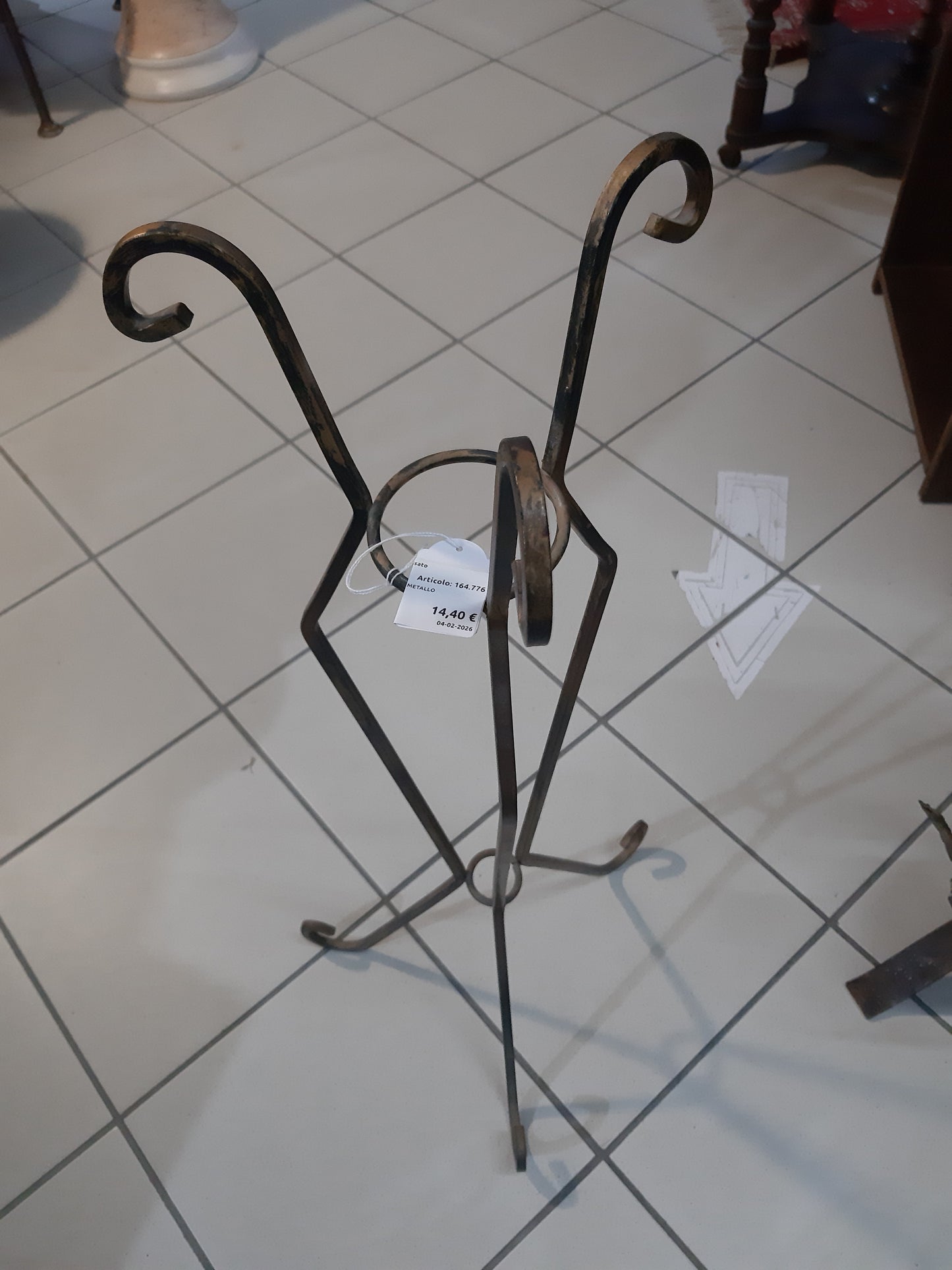 Porta Piante In Metallo