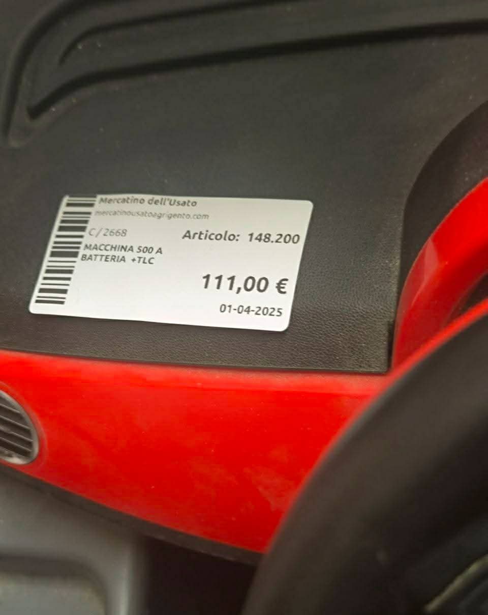 Macchina 500 A Batteria  +tlc