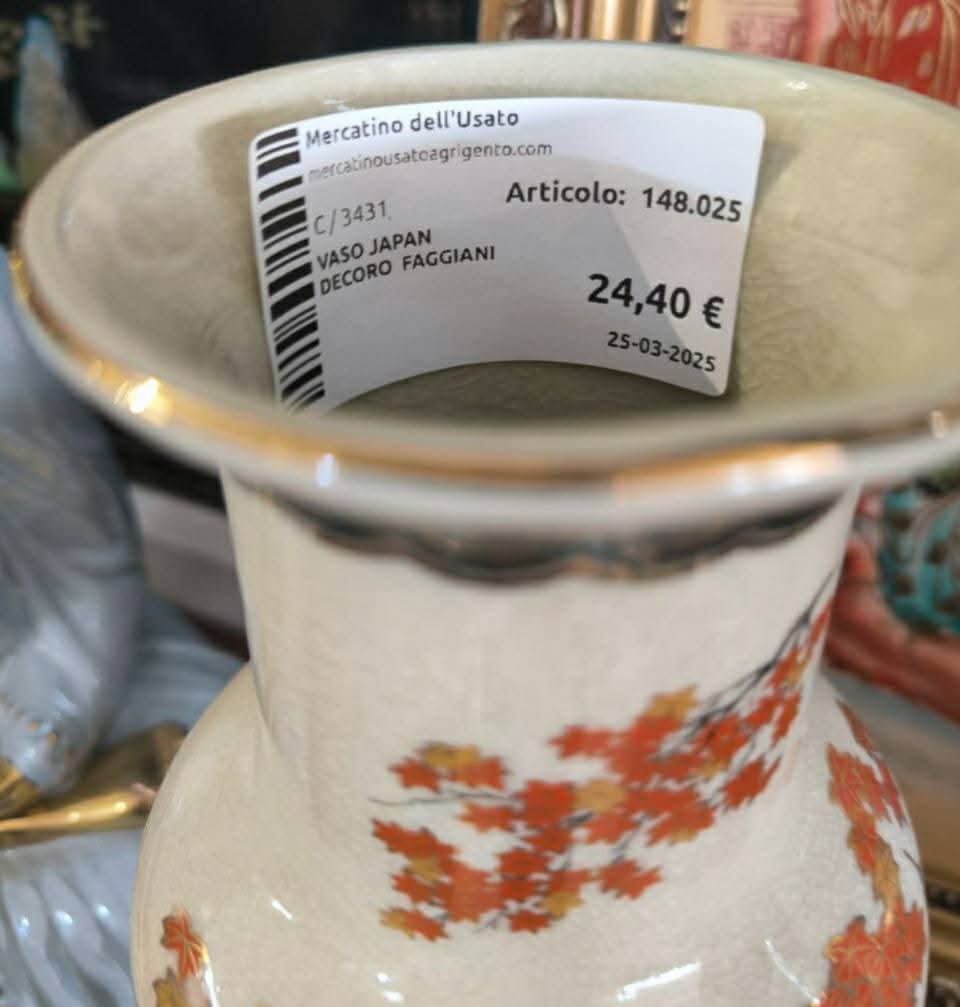 Vaso Japan Decoro  Faggiani