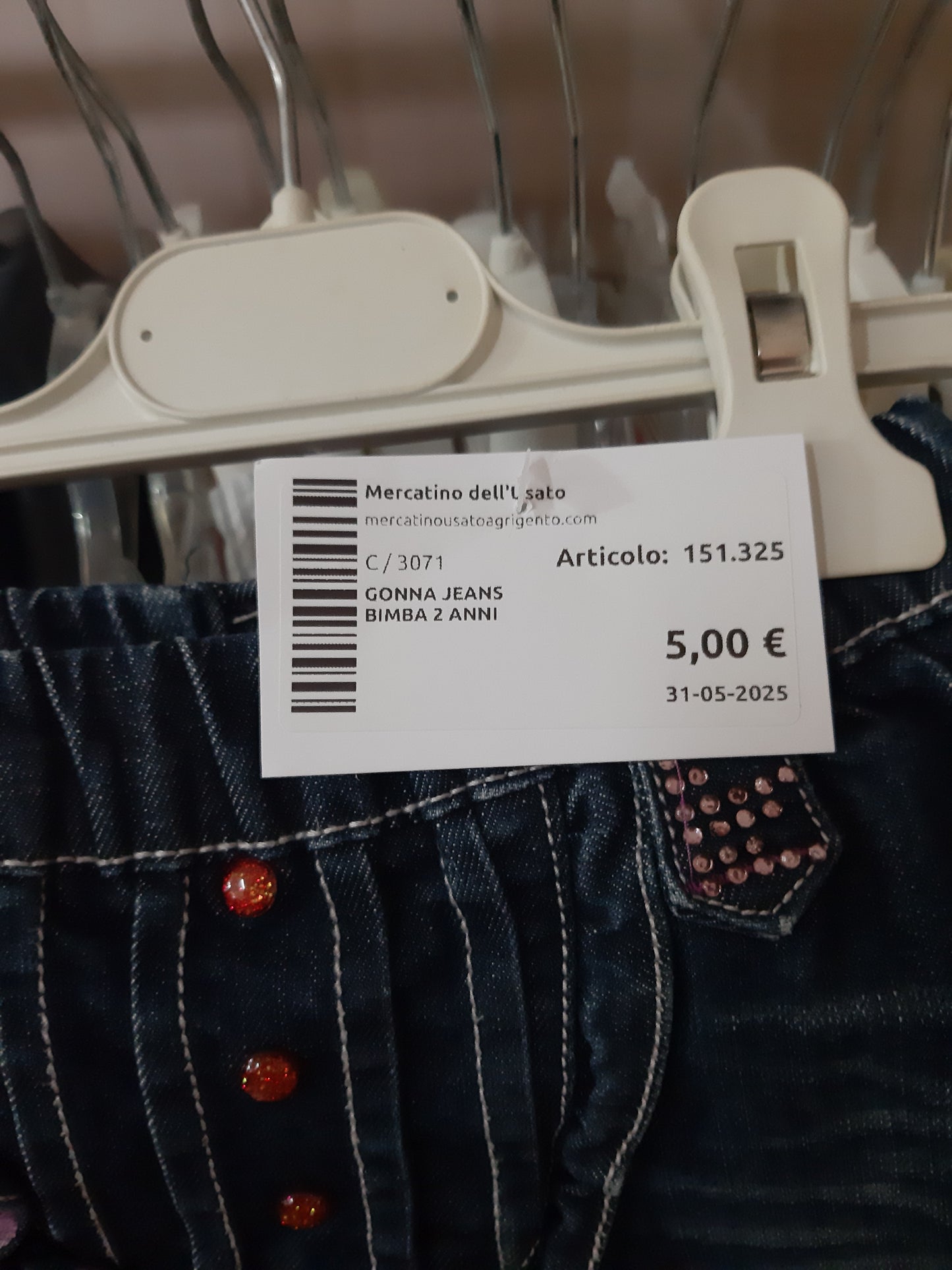 Gonna Jeans Bimba 2 Anni