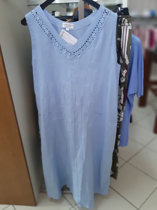 Vestito Azzurro/rosso Mis 50