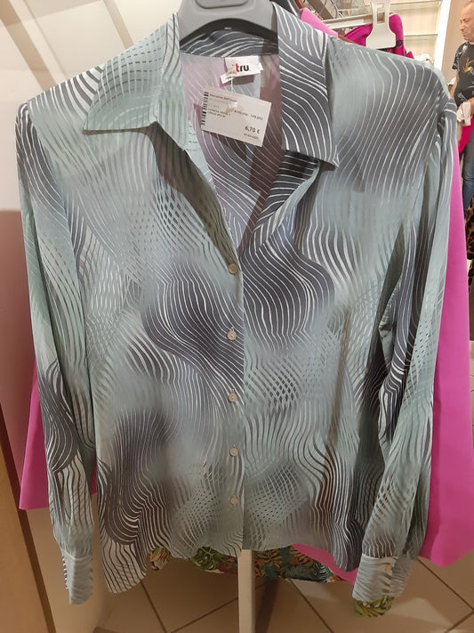 Camicia Verde E Grigia Mis-40