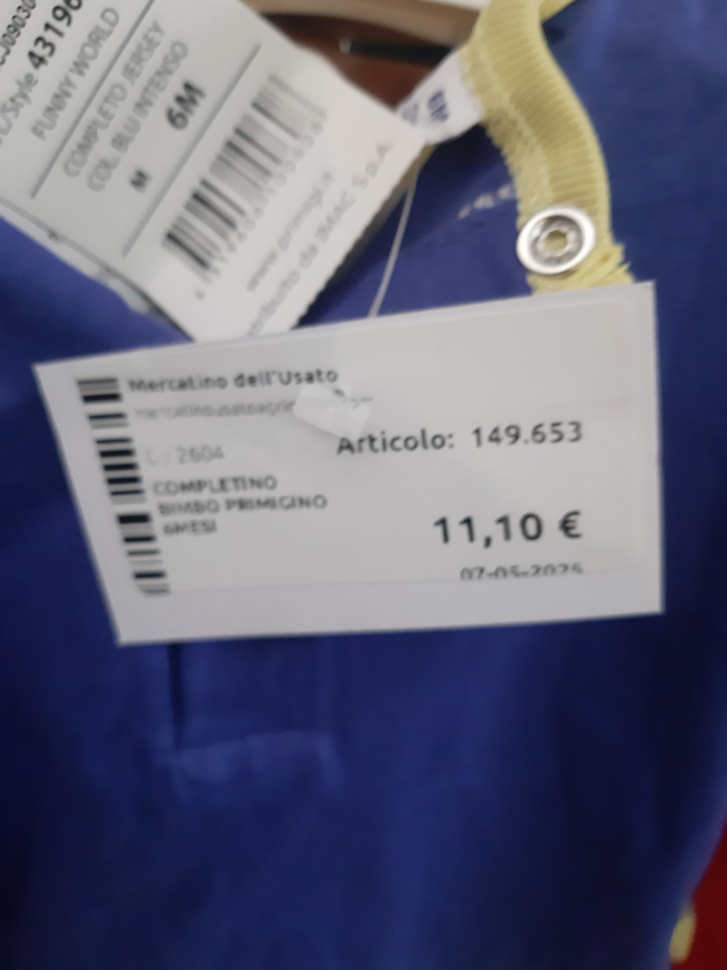 Completino Bimbo Primigino 6mesi