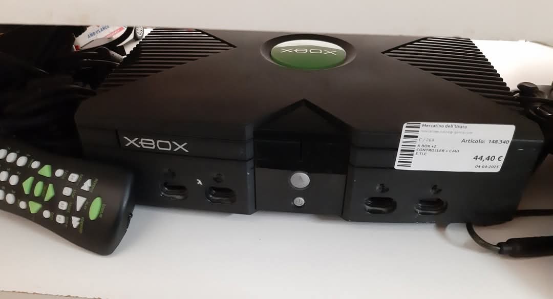 X Box +2 Controller + Cavi E Tlc