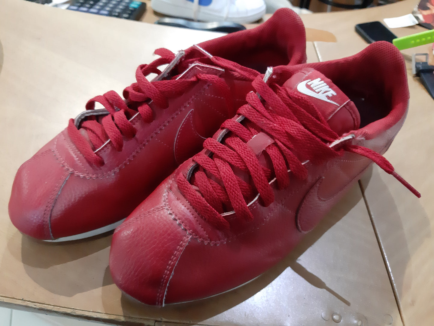 Nike  Rosse  In Pelle Mis 40