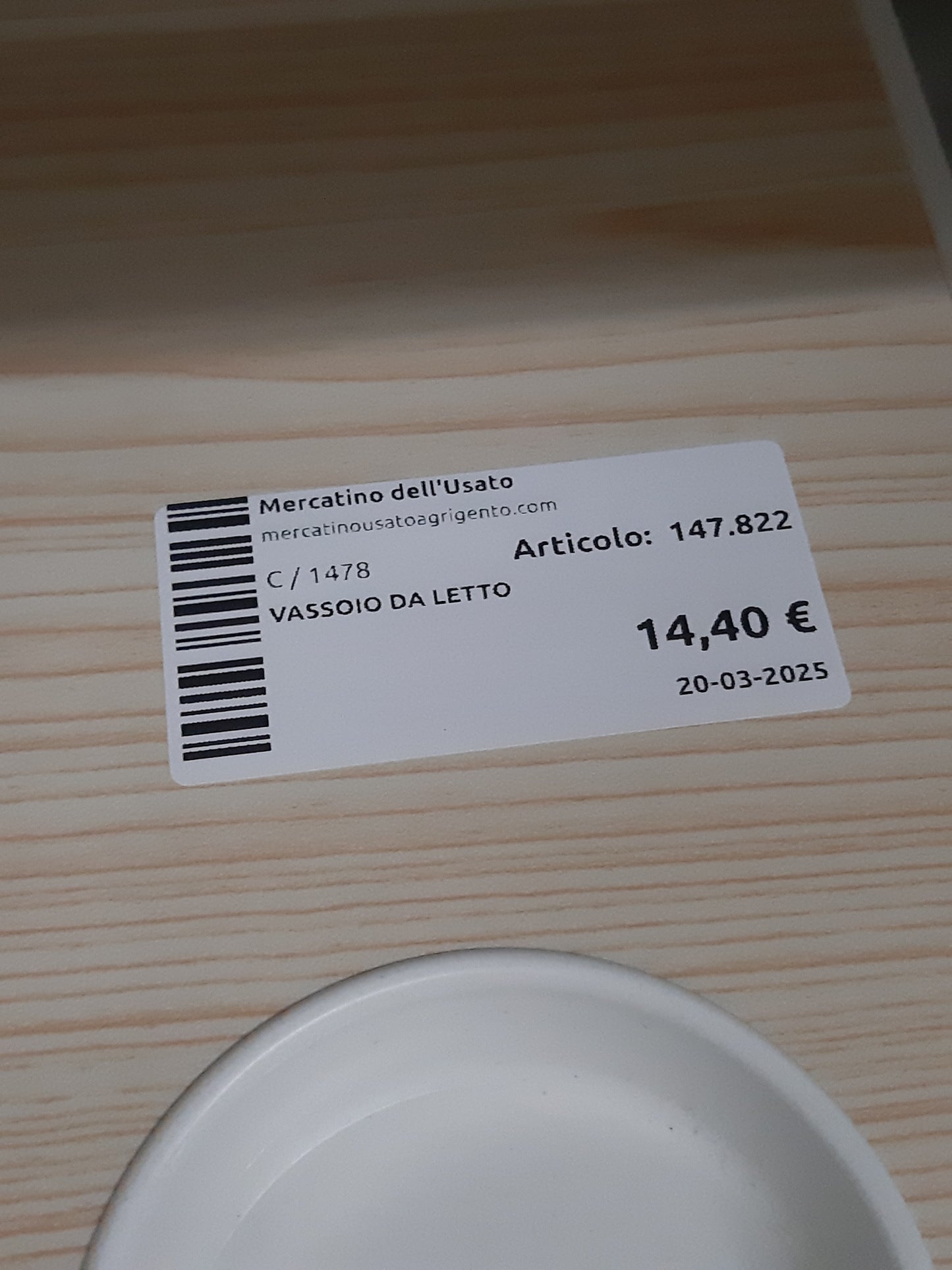 Vassoio Da Letto
