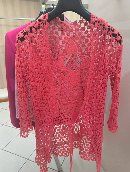 Maglia  Uncinetto Colore Malva Ms M