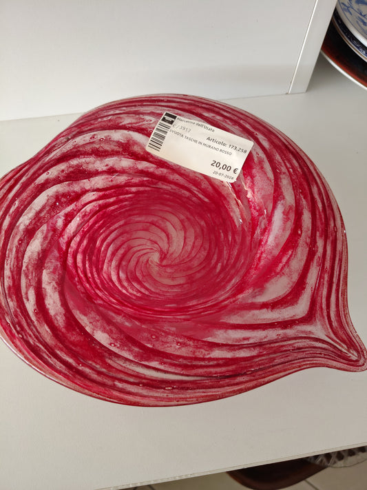 Svuota Tasche In Murano Rosso
