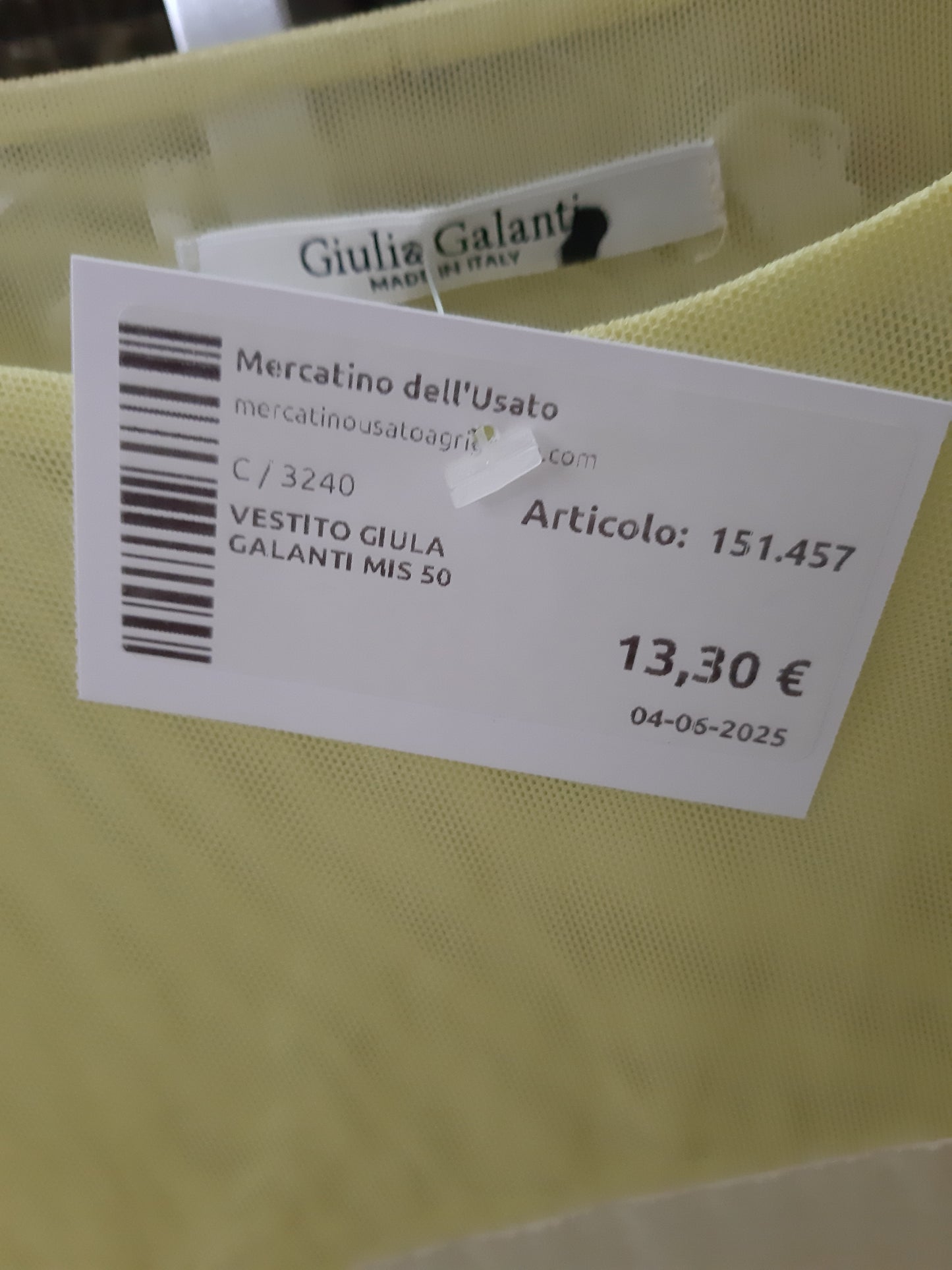 Vestito Giula Galanti Mis 50